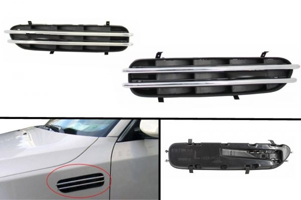 Αεραγωγοί πλαϊνοί Fender Grilles Air Ducts για BMW 5 Series E60 (2003-2011) M5 Design - Image 2