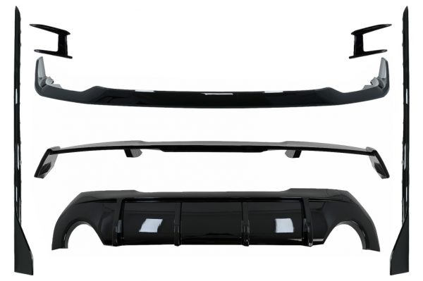 Aero Body Kit Lip Spoiler & Διαχύτης για BMW 1 Series F40 M Sport (2019-Up) Piano Black