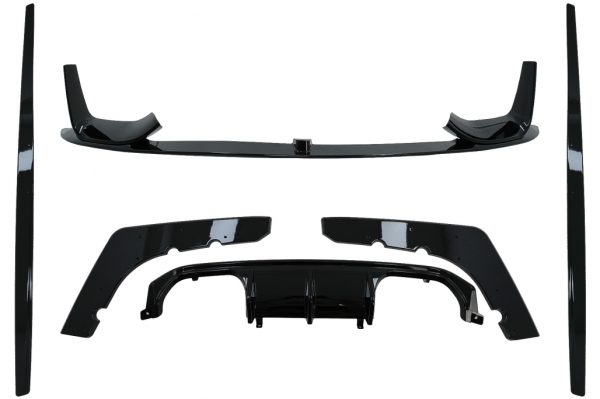 Aero Body Kit Lip Spoiler & Διαχύτης για BMW F80 M3 Sedan F82 M4 Coupe (2014-2019) M Sport Design Piano Black