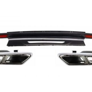 Air Diffuser Exhaust Muffler Tips για Mercedes S-Class W222 Sport Line Package (2013-06.2017) S65 Design