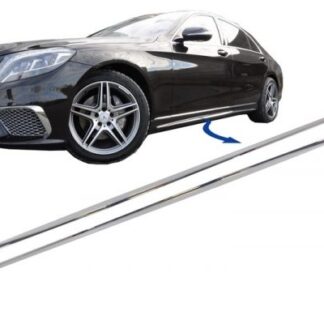 Chrome Parts Trim Strips Μασπιέδες Side Skirts για Mercedes S-Class W222 (2013-2020) S65 S63 Design
