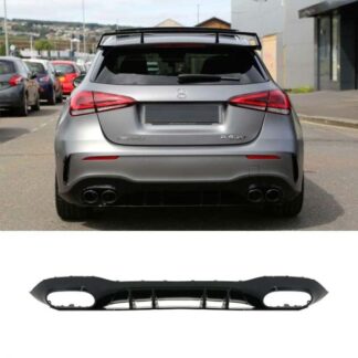 Diffuser Διαχύτης Προφυλακτήρα A45S AMG Look για Mercedes A Class W177 2018+