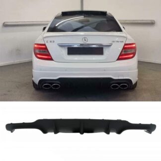 Diffuser Διαχύτης Προφυλακτήρα C63 AMG Look για Mercedes C-class W204 C204 2011-2014