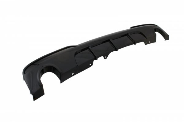 Double Outlet Single Exhaust Diffuser για BMW 5 Series F10/F11 Non-LCI&LCI (2011-2017) M-Technik Design Piano Black - Image 3