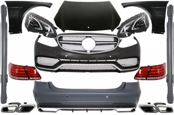Full Μετατροπή Body Kit για Mercedes Benz W212 E-Class Pre Facelift (2009-2013) E63 Design