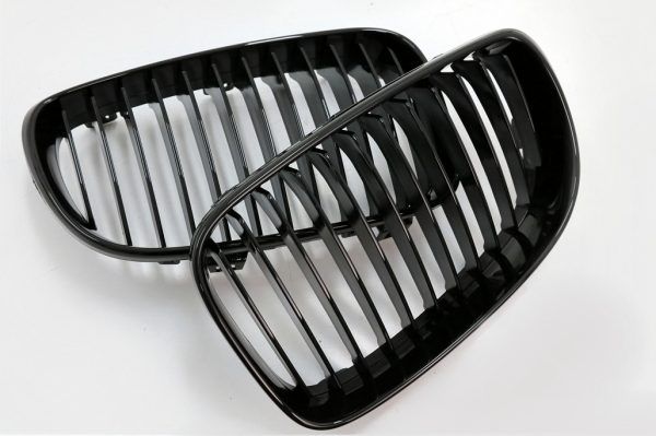 Γρίλιες Μάσκα για BMW 1 Series E81 E82 E87 E88 LCI (2007-2011) Piano Black - Image 2