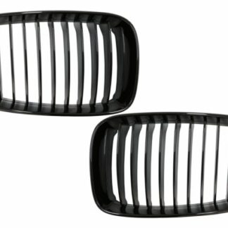 Γρίλιες Μάσκα για BMW 1 Series E81 E82 E87 E88 LCI (2007-2011) Piano Black