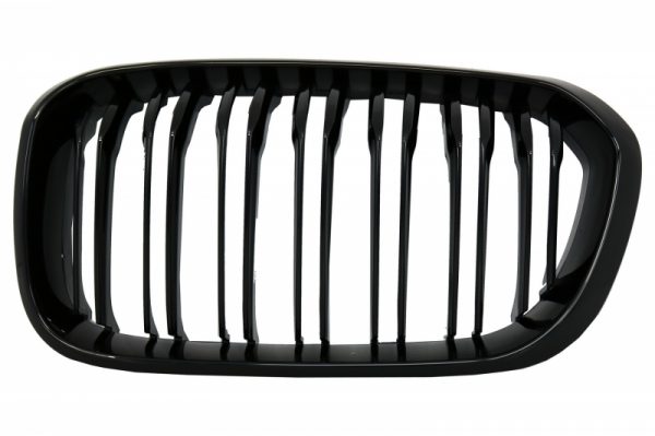 Γρίλιες Μάσκα για BMW 1 Series F20 F21 LCI (2015-2018) Double Stripe M1 Design Piano Black - Image 3