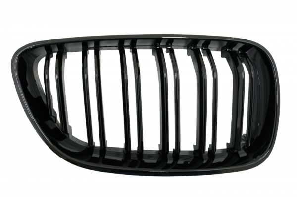 Γρίλιες Μάσκα για BMW 2 Series F22 F23 F87 (2014-up) Double Stripe M Design Piano Black - Image 2