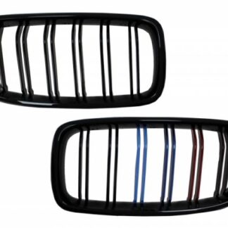 Γρίλιες Μάσκα για BMW 3 Series F30 F31 (2011-up) Piano Black 3 Color M-Power Design