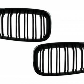 Γρίλιες Μάσκα για BMW 3 Series F34 GT (2013-2020) Double Stripe M Design Piano Black