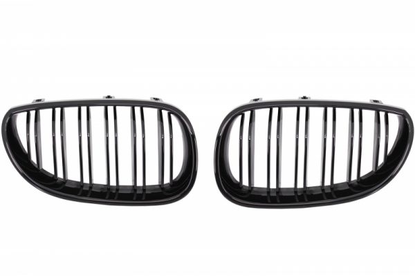Μάσκες Καρδιές για BMW 5 Series E60 E61 (2003-2009) Double Stripe M Design Piano Black - Image 2