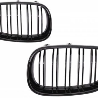 Μάσκες Καρδιές για BMW 5 Series E60 E61 (2003-2009) Double Stripe M Design Piano Black