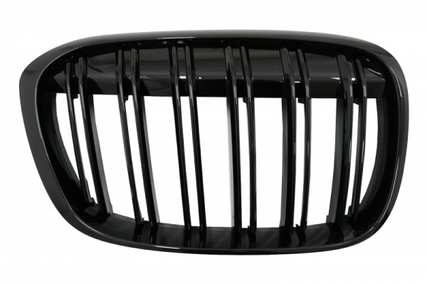 Γρίλιες Μάσκα για BMW X1 SUV F48 Pre-LCI (06.2015-2019) Double Stripe M Design Piano Black - Image 2