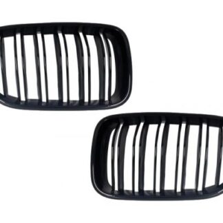 Γρίλιες Μάσκα για BMW X3 F25 (2011-2014) Double Stripe M Design Piano Black