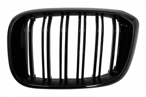 Γρίλιες Μάσκα για BMW X3 G01 (11.2017-up) X4 G02 (02.2018-up) Double Stripe M Design Piano Black - Image 2