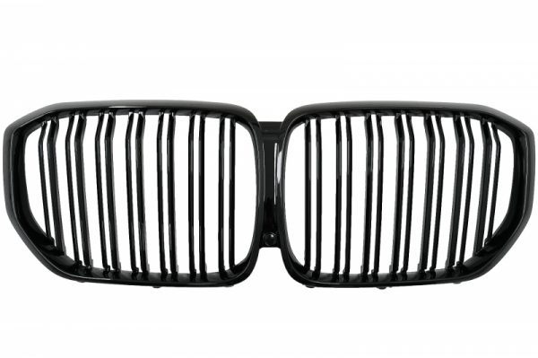 Γρίλιες Μάσκα για BMW X5 G05 (2018-up) Double Stripe M Design Piano Black