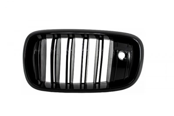 Κεντρικά Grilles Kidney για BMW X5 X6 F15 F16 (2014-up) X5M X6M Double Stripe Design M-Package Sport με Camera - Image 2