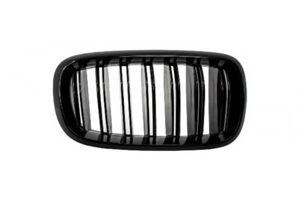 Κεντρικά Grilles Kidney για BMW X5 X6 F15 F16 (2014-up) X5M X6M Double Stripe Design M-Package Sport με Camera - Image 3
