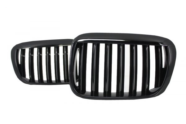 Κεντρικά Grilles Kidney Grilles 3 Series για BMW E46 Pre Facelift (1998-2001) X5 Piano Black Design - Image 2