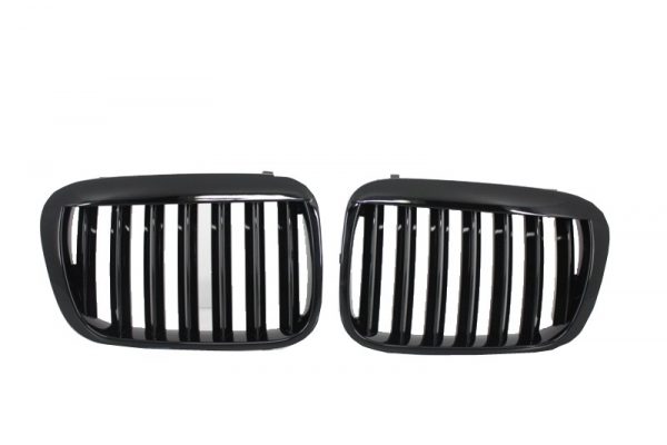 Κεντρικά Grilles Kidney Grilles 3 Series για BMW E46 Pre Facelift (1998-2001) X5 Piano Black Design