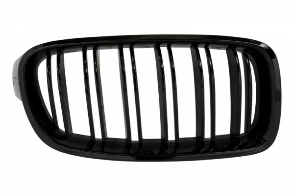 Κεντρικά Grilles Kidney Grilles για BMW 3 Series F30 F31 (2011-up) Double Stripe M Design Piano Black - Image 2