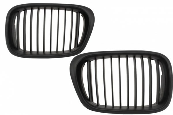 Κεντρικά Grilles Kidney Grilles για BMW E39 5 Series (1997-2003) Matte Black - Image 3