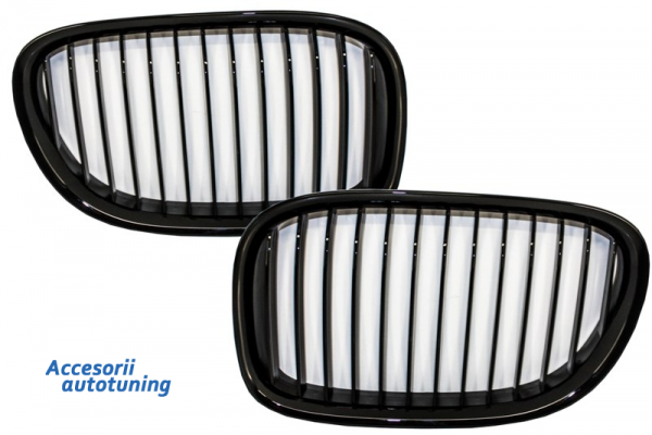 Κεντρικά Grilles Kidney Grilles για BMW F01 7 Series 2008-up Piano Black