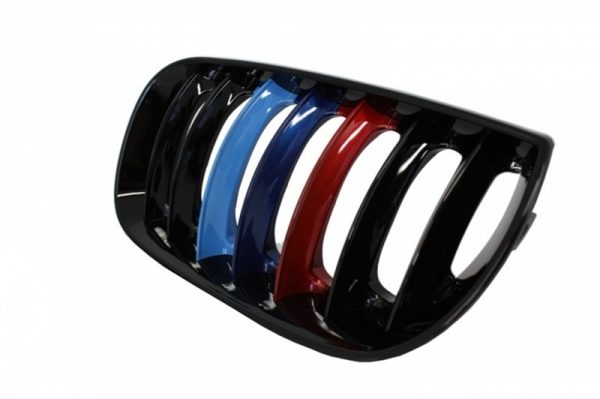 Κεντρικά Grilles Kidney Grilles για BMW X3 E83 (2004-2007) M-Power Design Piano Black - Image 2