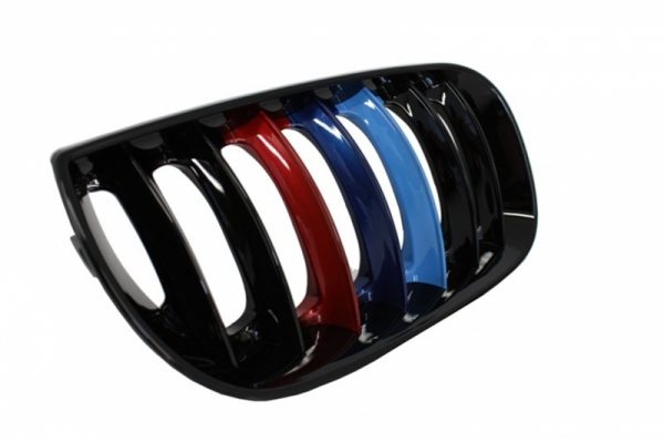 Κεντρικά Grilles Kidney Grilles για BMW X3 E83 (2004-2007) M-Power Design Piano Black - Image 3
