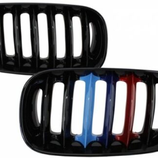 Κεντρικά Grilles Kidney Grilles για BMW X3 E83 (2004-2007) M-Power Design Piano Black