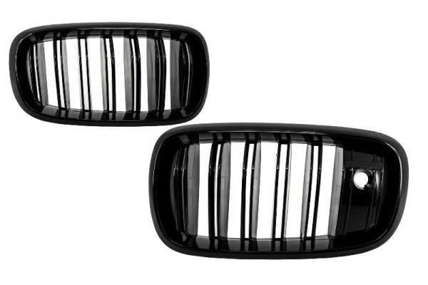 Κεντρικές Καρδιές Μάσκας για BMW X5 X6 (F15) (F16) (2014-up) X5M X6M Double Stripe Design M-Package Sport με Camera