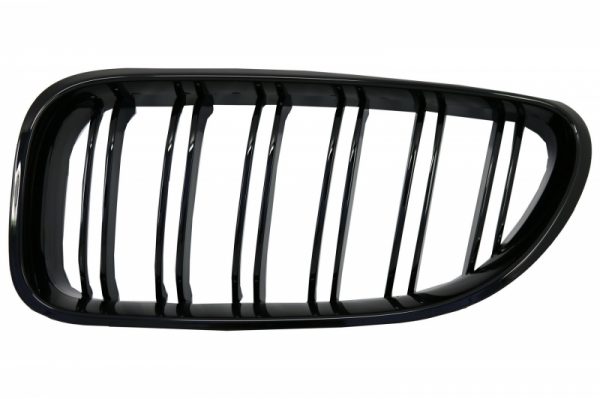 Κεντρική Μάσκα Γρίλιες για BMW 6 Series F06 F12 F13 Gran Coupe Convertible Coupe (2012-2018) M6 Design Double Stripe Piano Black - Image 3