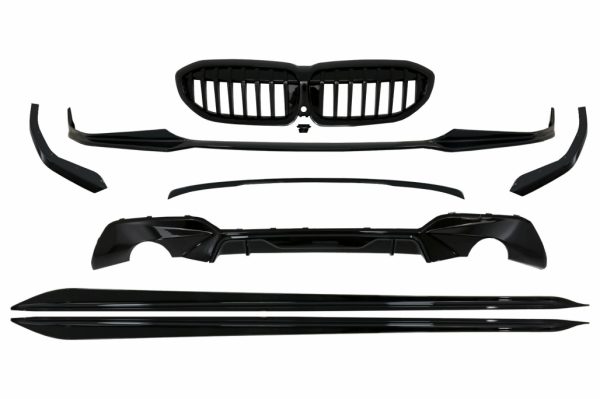 Κομπλε Body Kit Extensions για BMW 3 Series G20 Sedan G21 Touring (2018-2019) M Design Piano Black