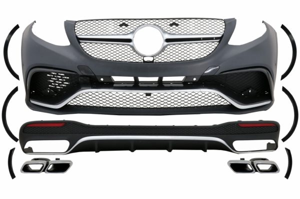 Κομπλε Body Kit για Mercedes GLE W166 SUV (2015+) Black Chrom