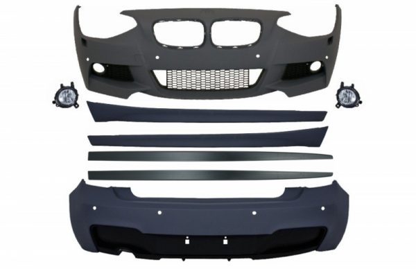 Κομπλε Body Kit με Μασπιέδες Side Skirts Add-on Lip Extensions για BMW 1 Series F20 (2011-2014) M-Technik Design