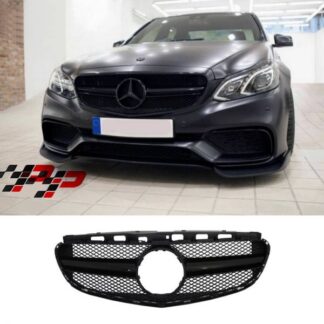 Μάσκα AMG E63 Look για Mercedes E Class W212 2013-2016 Μάυρη