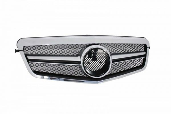 Μάσκα AMG Look Chrome για Mercedes E-Class W212 2009-2013 - Image 2