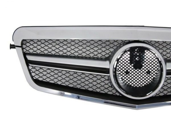 Μάσκα AMG Look Chrome για Mercedes E-Class W212 2009-2013 - Image 3