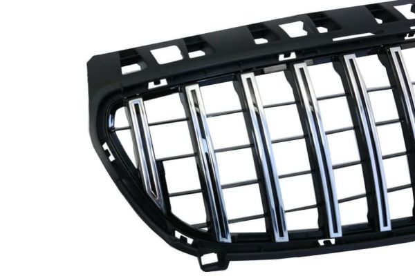 Μάσκα Panamericana AMG Look Black Chrome για Mercedes A-Class W176 2012-2015 - Image 3