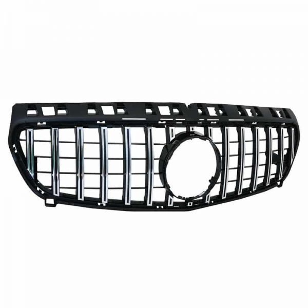 Μάσκα Panamericana AMG Look Black Chrome για Mercedes A-Class W176 2012-2015 - Image 4