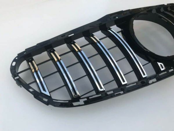 Μάσκα Panamericana AMG Look Chrome για Mercedes E-Class W212 2013-2016 - Image 2
