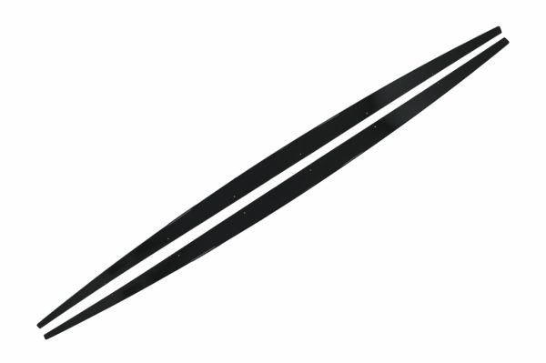 Μασπιέδες Side Skirts Add-on Lip Extensions για BMW 1 Series Hatchback F20 F21 (2011-2019) M-Performance Design Piano Black