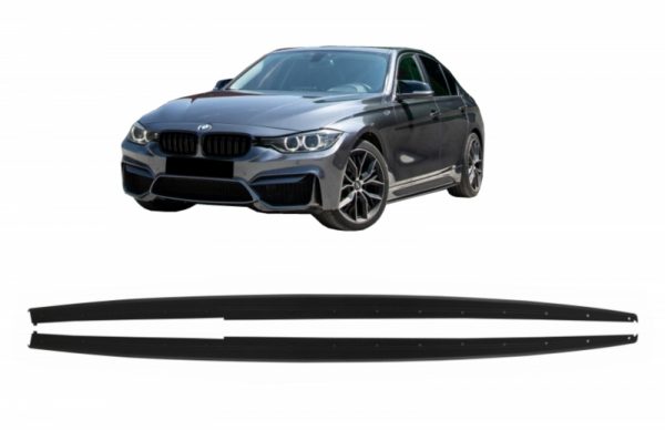 Μασπιέδες Side Skirts Add-on Lip Extensions για BMW 3 Series F30 F31 (2011-Up) M-Performance Design