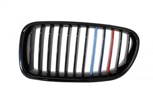 Μάσκες Καρδιές για BMW 5 Series F10 F11 F18 Limo Touring (2010-up) Piano Black M-Power Design - Image 2