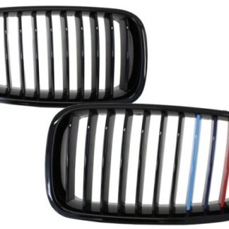 Μάσκες Καρδιές για BMW 5 Series F10 F11 F18 Limo Touring (2010-up) Piano Black M-Power Design