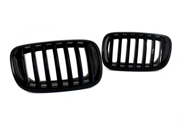 Μπροστινά Grilles Kidney για BMW X5/X6 E70/E71 07-14 Shiny Glossy Black