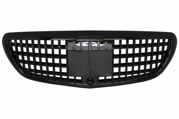 Μπροστινή Μάσκα για Mercedes E-Class W213 S213 C238 (2016-2019) Vertical Design Piano Black