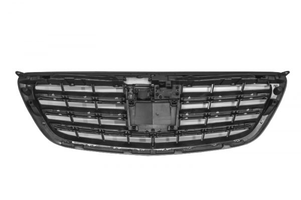 Μπροστινή Μάσκα για MERCEDES W222 S-Class (2014+) S63 S65 Design Matte Black - Image 2