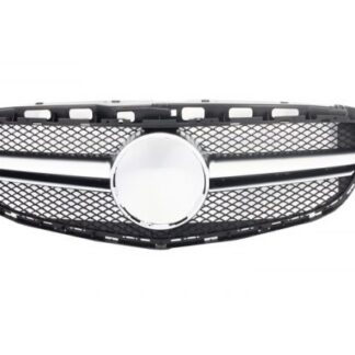 Μπροστινή Μάσκα Κεντρική Μάσκα για MERCEDES Benz E Class W212 (2013-2016) Facelift Look Silver